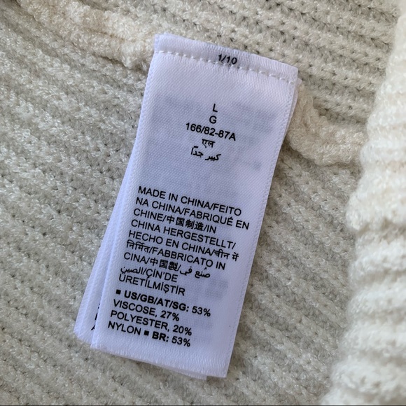 NWT The Drop Knit Shorts in Neutral Cream - Picture 12 of 13